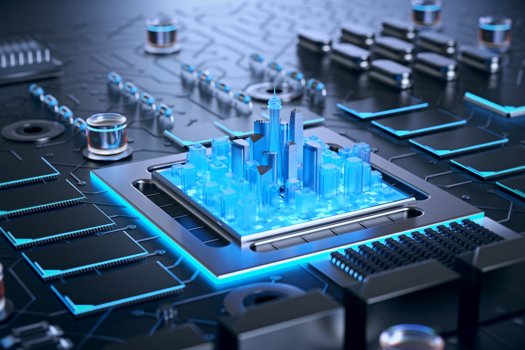 microchips house model